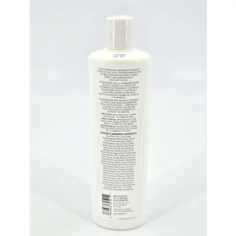 Nioxin Density System 2 Scalp Therapy Conditioner Natural Hair, 500ml Mens Hair